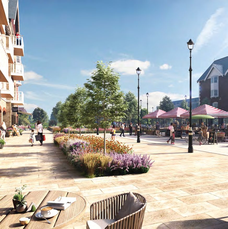 Landscaped Garden Square