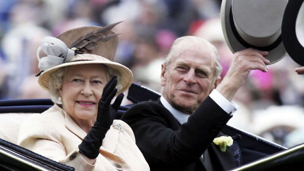 英国女王与丈夫菲利普亲王
